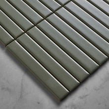 Scout Matte Green Kit Kat Ceramic Mosaic Tile